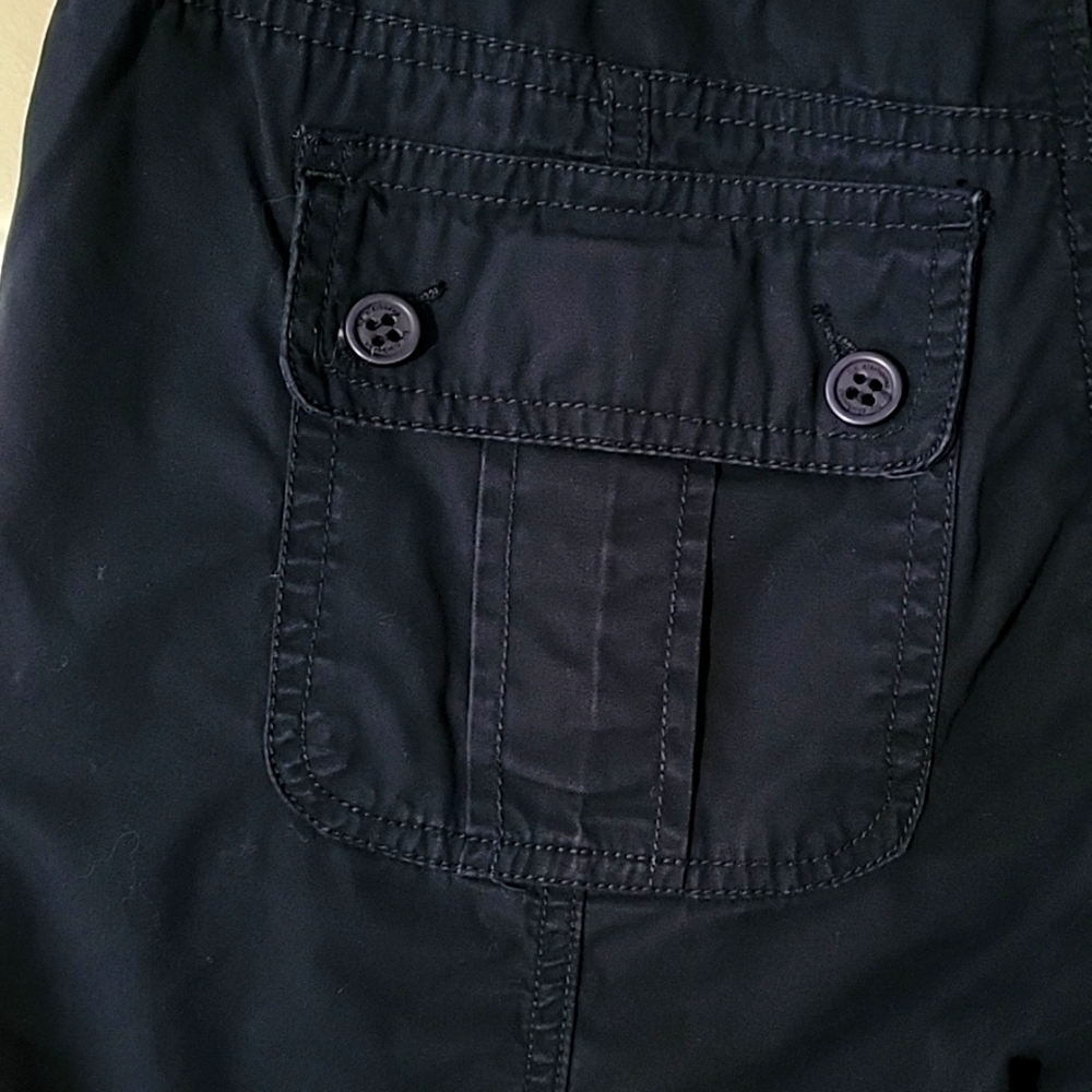 Liz Claiborne women's dark blue cargo shorts 10 - Picture 5 of 8
